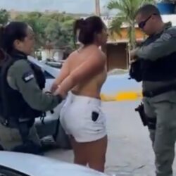 Mulher espanca filha de 11 anos e toma tapa de policial: “você não gosta de bater?”
