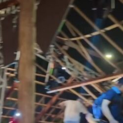 Mais de 40 pessoas ficam feridas após desabamento de estrutura na casa de shows ‘Up Garden’ em João ...
